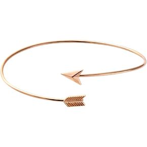 Arrow Bangle Adjustable Wire Wrapped Bracelet Simple Style