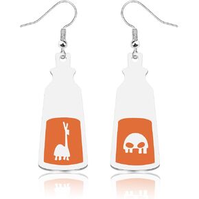 CENWA Cartoon Movie Inspired Gift Llama Poison Pendant Earring Magic Kingdom Gift Kuzco Llama Gift