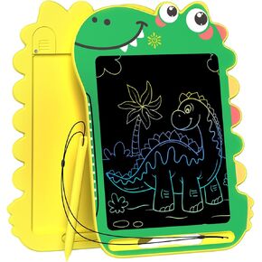 BKM LCD Writing Tablet for Kids, 8.5 inch Toddler Toys Colorful Doodle Board Drawing Tablet, Doodle Drawing Pad Dinosaur Toys for Grils Boys 3 4 5 6 7 8 Years Old Birthday Christmas Gifts