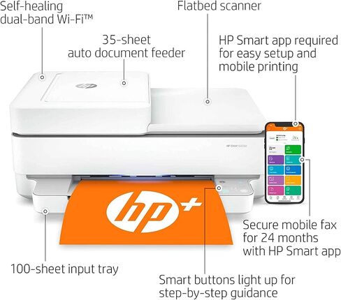 طابعة ليزر HP Laserjet M209dw لاسلكية أحادية اللون عالية السرعة للاستخدام المنزلي والشركات الصغيرة، طباعة سريعة على الوجهين، ماسح ضوئي، نسخ، طابعات واي فاي مزدوجة النطاق مدمجة بالأبيض والأسود (متجددة) in Kuwait
