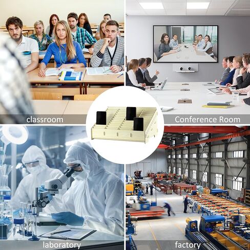 48 شبكة خشبية حامل هاتف الفصول الدراسية سطح المكتب إدارة الهاتف المحمول صندوق تخزين لمكتب المدرسة الفصول الدراسية in Kuwait