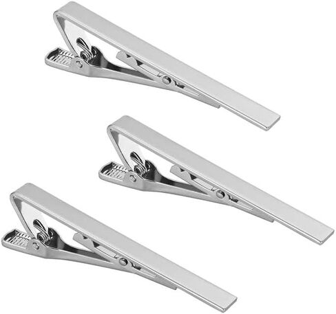 Roctee Tie Clips for Men, 3 Pack Men's Tie Clips Necktie Tie Bars Tie Pins for Men Accessories in Kuwait