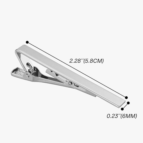 Roctee Tie Clips for Men, 3 Pack Men's Tie Clips Necktie Tie Bars Tie Pins for Men Accessories in Kuwait