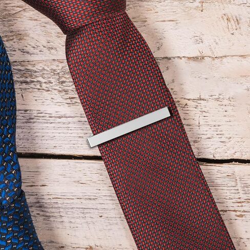 Roctee Tie Clips for Men, 3 Pack Men's Tie Clips Necktie Tie Bars Tie Pins for Men Accessories in Kuwait