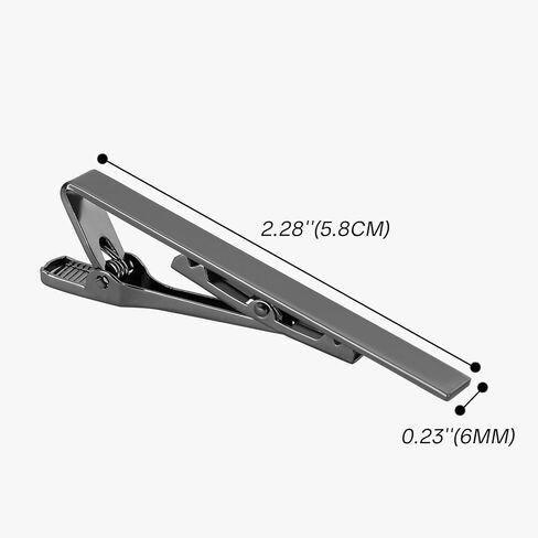Roctee Tie Clips for Men, 3 Pack Men's Tie Clips Necktie Tie Bars Tie Pins for Men Accessories in Kuwait
