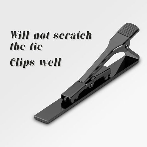 Roctee Tie Clips for Men, 3 Pack Men's Tie Clips Necktie Tie Bars Tie Pins for Men Accessories in Kuwait