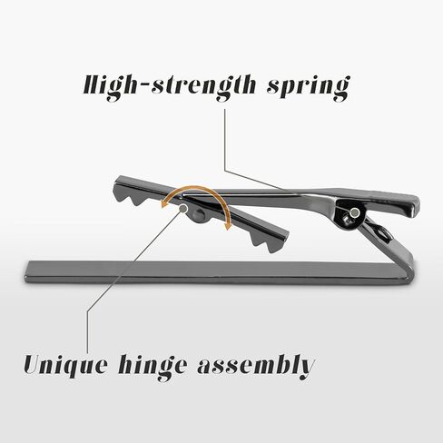 Roctee Tie Clips for Men, 3 Pack Men's Tie Clips Necktie Tie Bars Tie Pins for Men Accessories in Kuwait