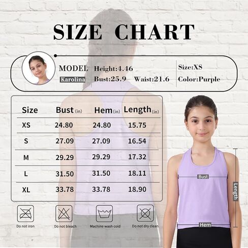 Attifall Grils Ribbed Tank Tops Racerback Seamless Crop Top for Teen Girl Athletic Workout Dance Tanks in Saudi Arabia