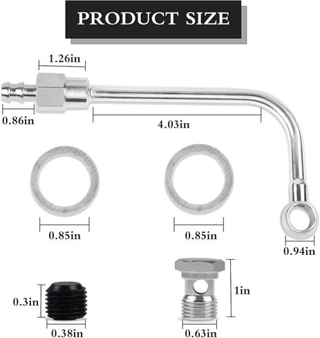 خط وقود كروم 8126 جديد، خط وقود أحادي التغذية، غسالة مع فتحة تهوية، مدخل طرفي شائك 3/8، متوافق مع سلسلة Edelbrock وAVS Thunder بالإضافة إلى Carter AFB in Kuwait