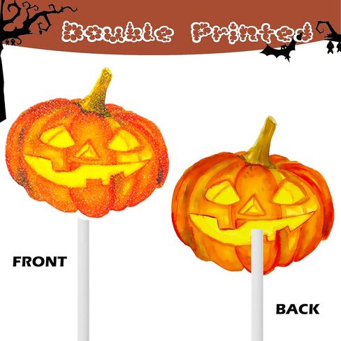 24Pcs Halloween Cupcake Toppers Halloween Party Decoration Boo Sign Ghost Pumpkin Bat Witch Zombie Hand Topper for Halloween Themed Party Supplies in Saudi Arabia