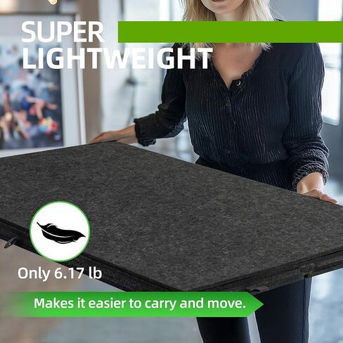 لوحة أحجية الصور المقطوعة القابلة للإمالة من LAVIEVERT مكونة من 1500 قطعة مع حامل وغطاء ألغاز 2 في 1، لوحات ألغاز خفيفة الوزن مع 6 أدراج، مساحة تخزين ألغاز طاولة ألغاز محمولة للبالغين - رمادي داكن in Kuwait