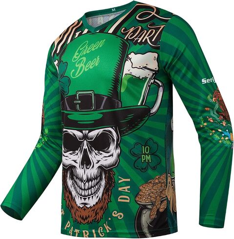 Men's Mountain Bike Jersey, Long Sleeve, Quick Dry, Off-Road Motocross Jersey, Downhill & Motocross Shirts in Kuwait