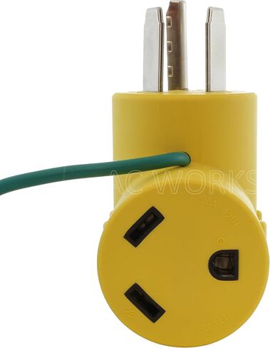 AC WORKS Generator to 30Amp RV Adapter (10-30 30A Old Dryer Compact) in Saudi Arabia