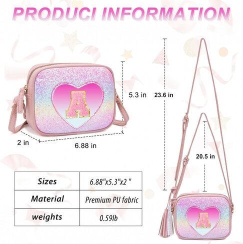Birthday Gifts for 3 4 5 6 7 8 Year old Girls, Christmas Gift for Girls Kids Little Girls Purse Kid Purse Toddler Purse Cute Purse for Girls Trendy Girls Stuff in Saudi Arabia