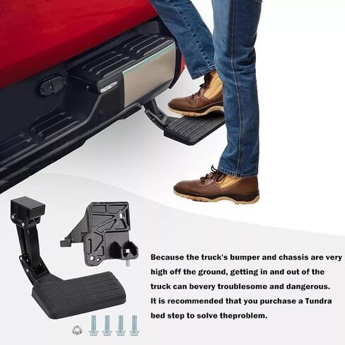 Compatible with 2022-2024 Toyota Tundra PTS30-34000 Rear Bed Step Tailgate Bedstep in Saudi Arabia