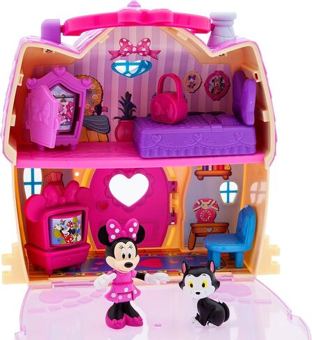 Disney Store Official Mickey Mouse Clubhouse Toys Play Set - Interactive Playhouse Junior Mickey Mouse Toys - Poseable Mickey & Pluto Figures, 13-Piece Set, Perfect for Toddlers in Saudi Arabia