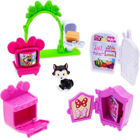 Disney Store Official Mickey Mouse Clubhouse Toys Play Set - Interactive Playhouse Junior Mickey Mouse Toys - Poseable Mickey & Pluto Figures, 13-Piece Set, Perfect for Toddlers in Saudi Arabia