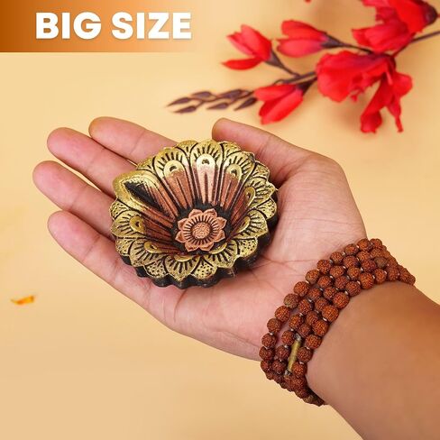 Diwali Diya Clay Diya - Diwali Decorations for Home ( Pack of 6 ) Diwali Decor Clay Diyas for Puja Diwali Return Gifts - Handmade Terracotta Diya with Cotton Wicks Hashcart® in Saudi Arabia
