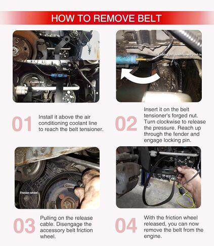 2 حزمة 1016 اعوج حزام الموتر وجع مجموعة أدوات لجميع 2007+ ميني كوبر مع محركات N12، N14، N16، N18 in Kuwait