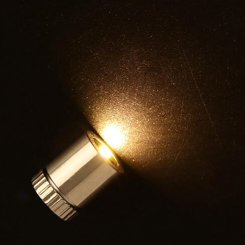 10 قطع من مصابيح LED الصغيرة، مصابيح LED صغيرة لبيت الدمى، بطارية بلاستيكية فضية متضمنة أضواء كهربائية لبيت الدمية لتزيين حفلات الفانوس الورقية، إكسسوارات بيت الدمى (ضوء أبيض دافئ) in Saudi Arabia