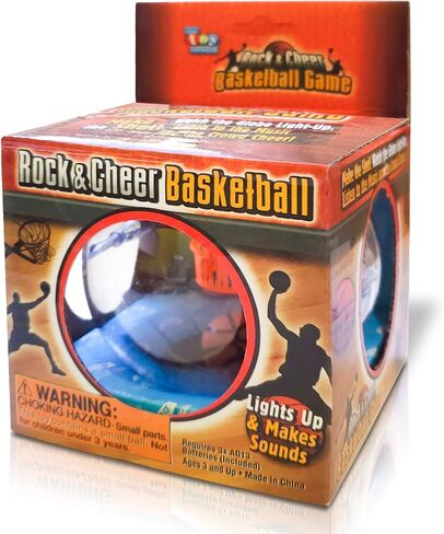 ArtCreativity Basketball Capsule Sports Game for Kids - 4 Inch Handheld Toy with Flashing Lights and Sound Effects - Fun Fidget Toy - Cool Party Favor, Goodie Bag Filler, Gift Idea for Boys and Girls in Saudi Arabia