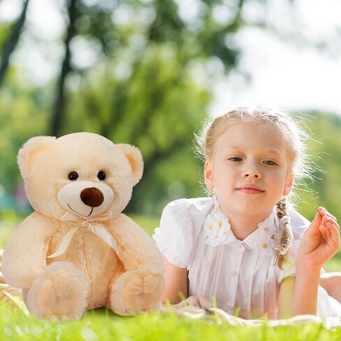 Super Color Teddy Bear Stuffed Animals Plush Toy for Children Girlfriend Family Congratulations Baby Shower Birthday Pink 14 inch in Saudi Arabia