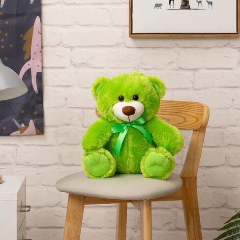Super Color Teddy Bear Stuffed Animals Plush Toy for Children Girlfriend Family Congratulations Baby Shower Birthday Pink 14 inch in Saudi Arabia