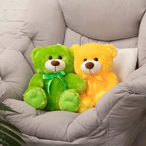 Super Color Teddy Bear Stuffed Animals Plush Toy for Children Girlfriend Family Congratulations Baby Shower Birthday Pink 14 inch in Saudi Arabia