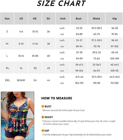 SHEKINI Womens Tankini Set Two Piece Bathing Suit Swim Tank Top with High Waist Boyshorts Modest Tummy Control Swimwear in Kuwait