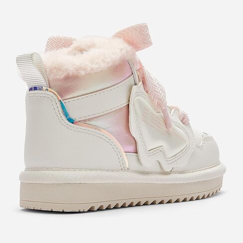 Balabala Little Girls' Fashion Warm Fur Hook and Loop Winter Boots in Saudi Arabia