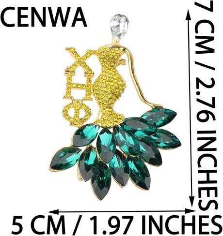 CENWA CEta التمريض نادي نسائي هدية تشي E الممرضات الأخضر والأصفر بروش زهرة صفراء كبيرة in Saudi Arabia