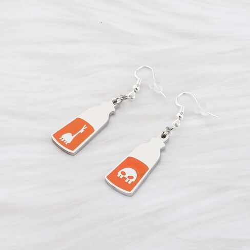 CENWA Cartoon Movie Inspired Gift Llama Poison Pendant Earring Magic Kingdom Gift Kuzco Llama Gift in Kuwait