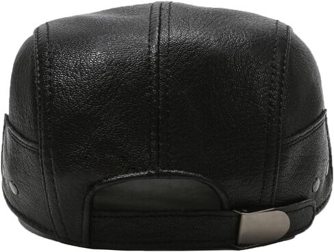 Men's Lambskin Leather Newsboy Hat Ivy Cap Driving Hunting Hat in Saudi Arabia