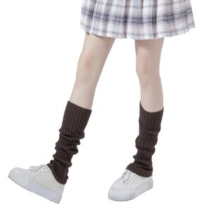 HeyToo Leg Warmers for Women Women's Leg Warmers Fashion Knit Leg Warmers Women's Solid Rib Knit Leg Warmers