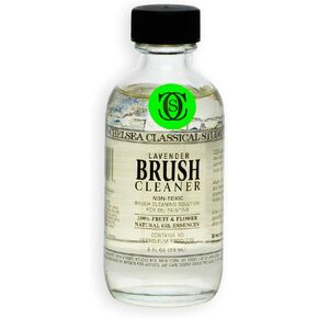 Chelsea Classic Studio Lavender Brush Cleaner, 2 Ounce Glass jar (88233)