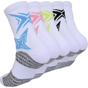 Speum Basketball Socks for Men,Performance Cushioned Men's Athletic Crew Socks with Arch Compression for Cycling Basketball in Saudi Arabia