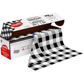 Neatiffy Disposable Plastic Table Cloth Roll | 54 in x 108 Ft Waterproof Tablecloth | Table Cover for Rectangle, Square, Round Oval Tables | Picnic, Party, Banquet, Birthdays, Weddings - Ivory