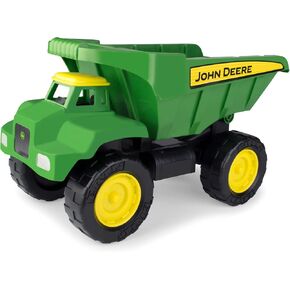 John Deere Sandbox Toy Set - Includes Dump Truck Toy, Bucket and Beach Shovel - Toddler Outdoor Toys and Farm Toys - Summer Kids Sand Toys - Green - 3 Count
