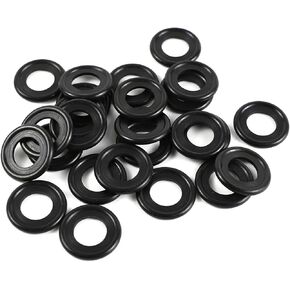 25PCS Rubber Oil Drain Plug Gasket, M12 Car Oil Drain Plug Washers Seal Gasket, Engine Oil Pan Drain Plug Seal Replacement, 12616850 3536966 Black Seal Engine Oil Crush Washer