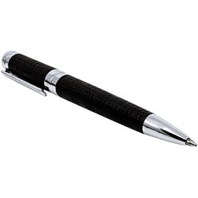 ARCIS Radial Black Ballpoint Pen, Black and Silver executive pen - Luxurious Journaling Pens with Clip for Writing, Note Taking - High-End, No Bleed Pens - Premium Writing Supplies and Luxury Pens