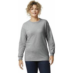 Gildan Unisex-Adult Ultra Cotton Long Sleeve T-Shirt, Style G2400, Multipack