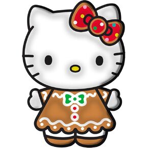 Silver Buffalo Hello Kitty Gingerbread Dress Sculpted Ceramic Trinket Tray