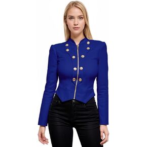 Hybrid & Company Women's Super Stretch Premium Slim Short Dressy Blazer Jacket
