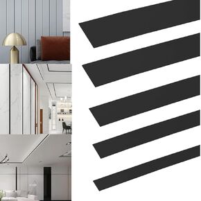 16.4FT Silver Metal Strip Peel and Stick Mirror Border Trim Stainless Self Adhesive Mirror Edge Trim Metallic Mirror Like Finish for Wall Decor Bathroom Mirror Frame Border Tape (0.59in Wide)