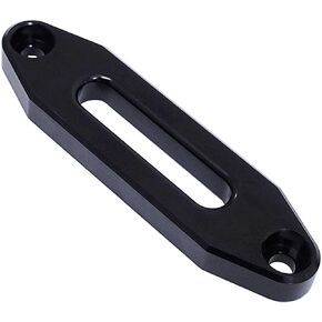 Aluminum Hawse Fairlead for UTV ATV 2000-13000 lbs Winch Mount Glossy Black (6 Inch)