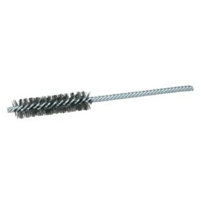 Weiler 21107 1/2" Power Tube Brush, .006" Steel Wire Fill, 2" Brush Length, Made in the USA