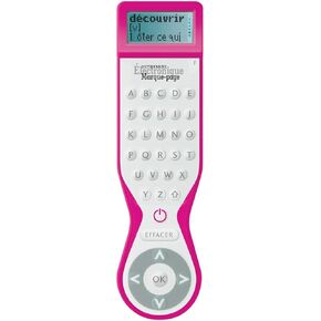 IF Electronic Dictionary Bookmark Single Language Definitions - French, Pink