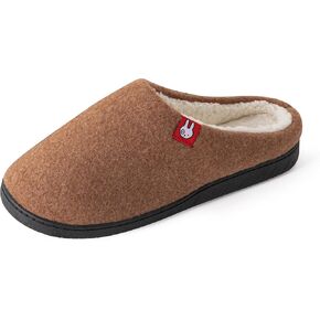 Two-Tone Felt Soft Plush Warm Slipper for Women and Men