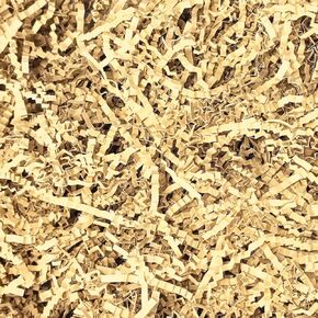 Keoferlo Crinkle Cut Paper 1/2 LB Baskets Shred Filler Paper Metallic Gold and Blue Craft Confetti Grass Raffia for Baskets Gift Wrap Decorations Display Merchandise (Metallic Gold and Blue)