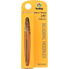 Japanese Beading Needles - Tulip Beading Needles - Size 11 Short - 4 Pack in Saudi Arabia